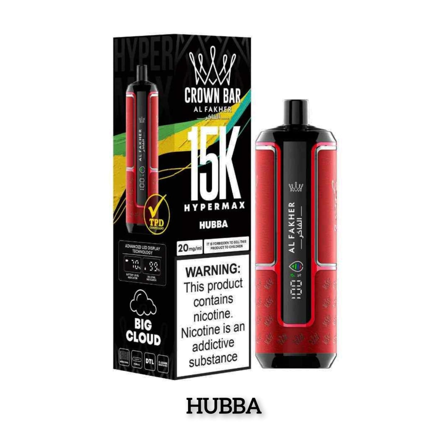 Al Fakher Crown Bar 15000 Puffs