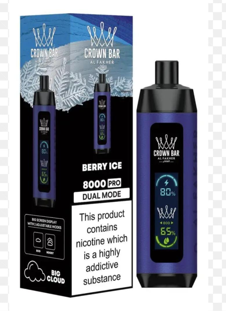 Al Fakher Dubai 8000 Puffs Crown Bar Disposable Vape