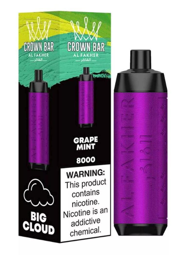 Al Fakher Dubai 8000 Puffs Crown Bar Disposable Vape