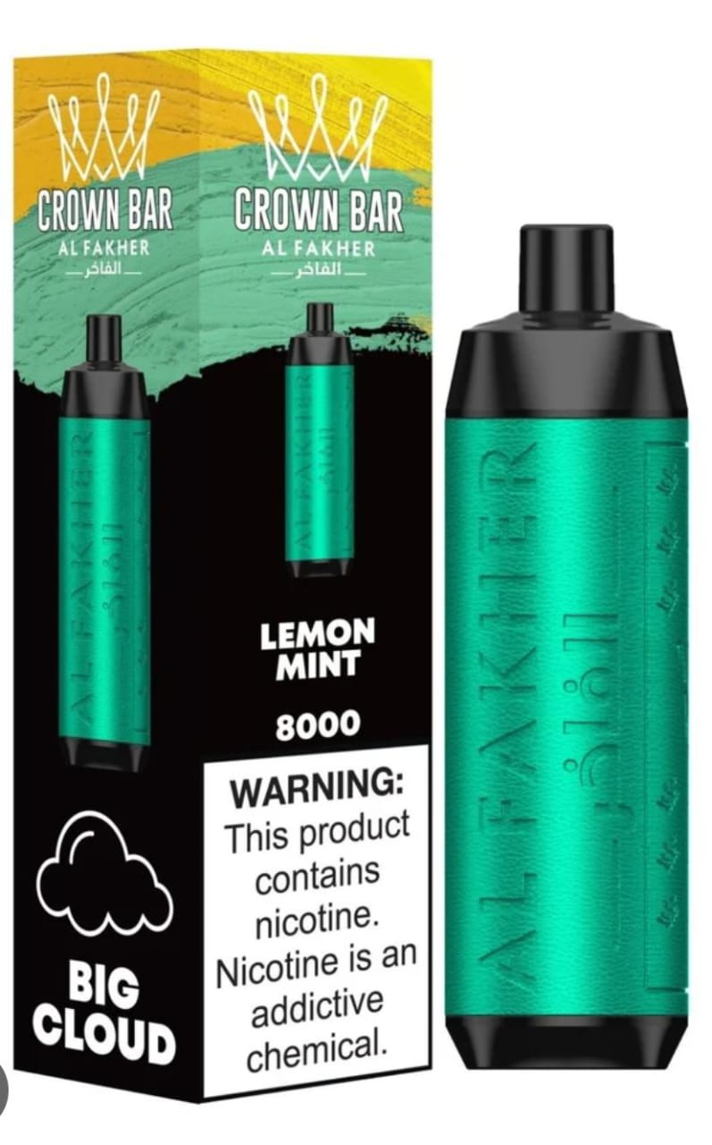 Al Fakher Dubai 8000 Puffs Crown Bar Disposable Vape
