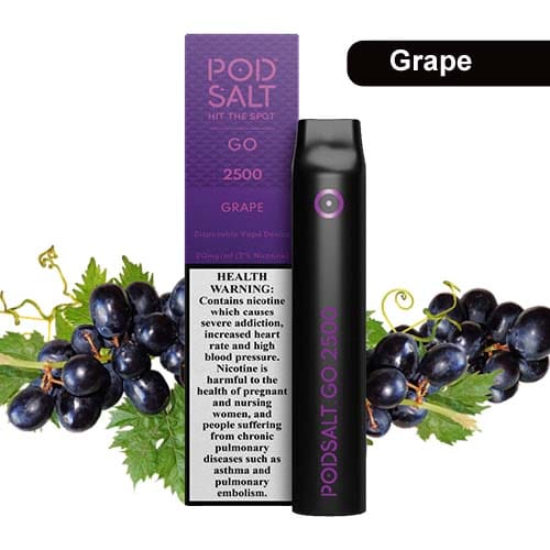 POD SALT GO GRAPE 2500PUFF