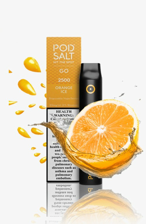 POD SALT GO ORANGE ICE 2500PUFF