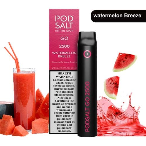 POD SALT GO Watermelon Breeze 2500PUFF