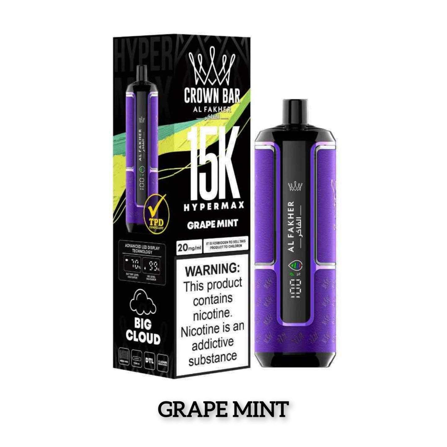 Al Fakher Crown Bar 15000 Puffs